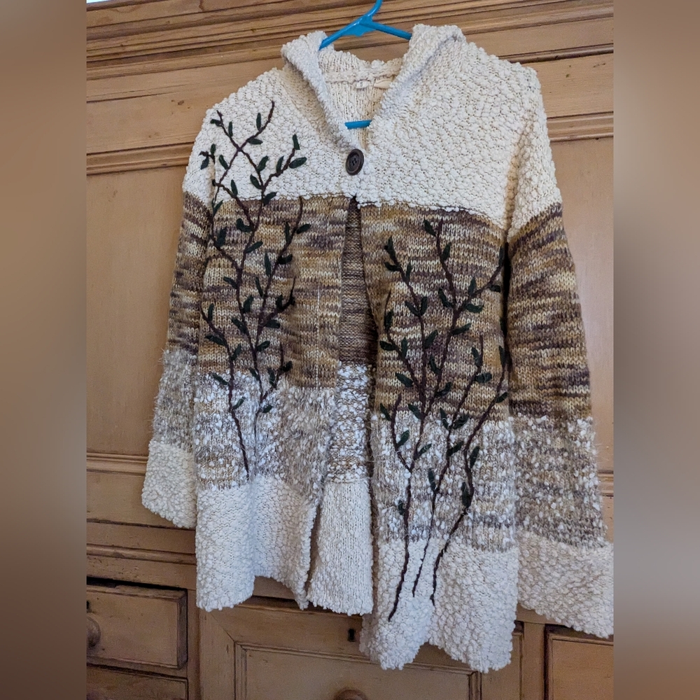 Anthropologie Tree Sweater